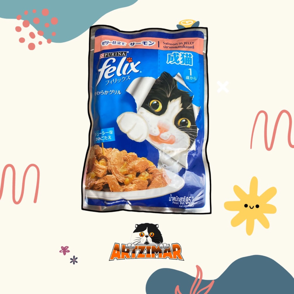 Felix Cat Pouch 85gr Makanan Kucing Basah Sachet/Wetfood