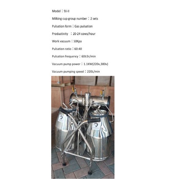 Jual Mesin Perah Susu Sapi Portable 2 bucket