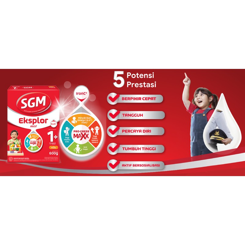 SGM Eksplor Aktif 1 Plus 600 gr