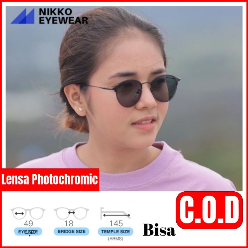 Paket Kacamata 16034 Lensa Photochromic