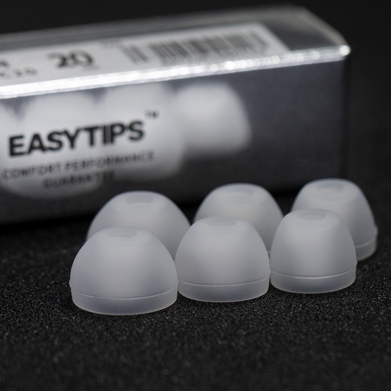 Whizzer EASYTIPS VC20 Vocal Sound Ear Cap Silicone Earbuds Cover Sweatproof Waterproof Universal Earplug Cover