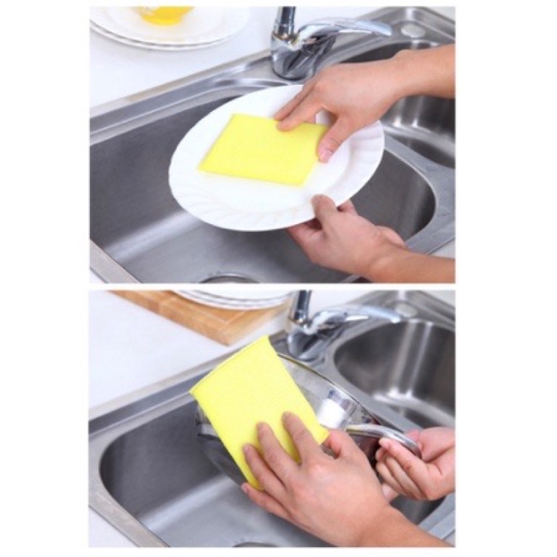 Spon Cuci Piring Warna Warni Super Magic Spons Murah