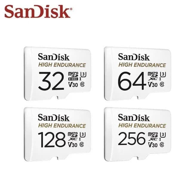 Memory CCTV 256GB | SanDisk Micro SD High Endurance 256GB 100MB/s MicroSD CCTV Original Garansi 2 Tahun