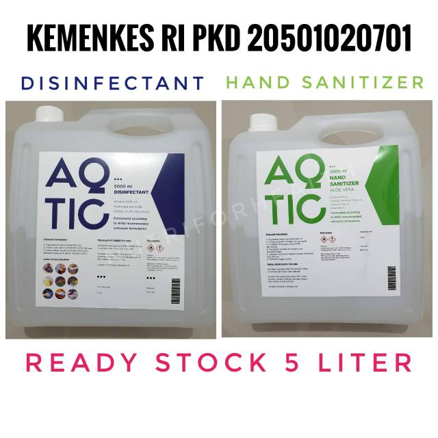 (READY 5 LITER) DISINFECTANT HAND SANITIZER ANTI VIRUS