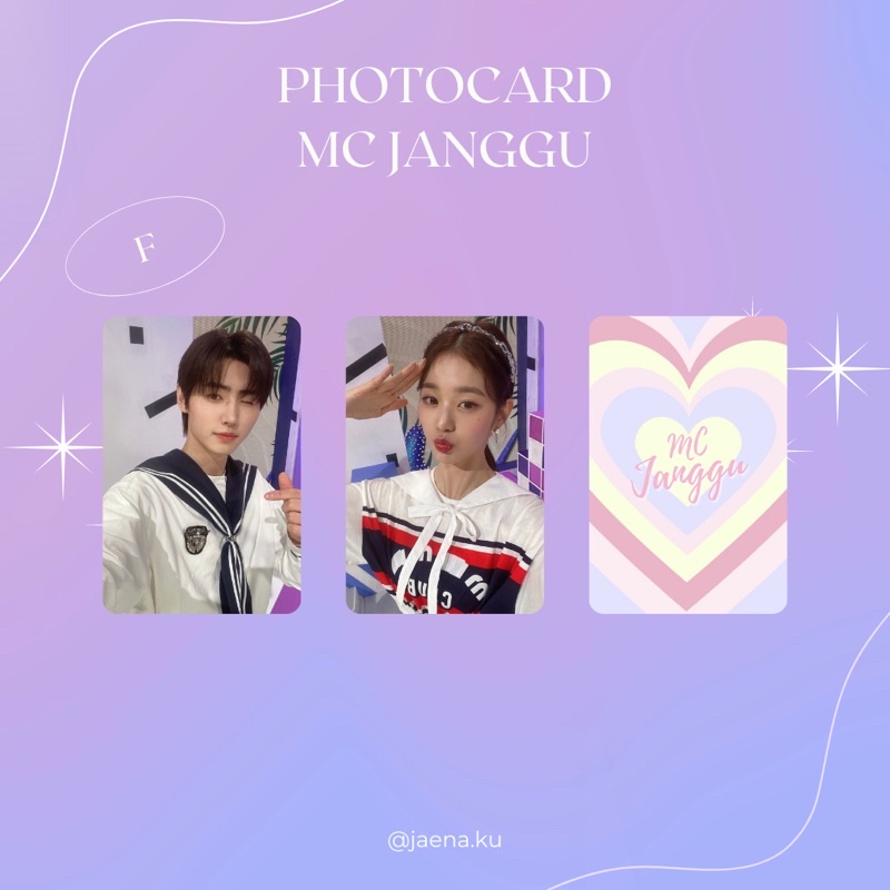 [MC JANGGU] PHOTOCARD SET WONYOUNG IVE SUNGHOON ENHYPEN MC JANGGU JANKKU ‼️BACA DESKRIPSI‼️