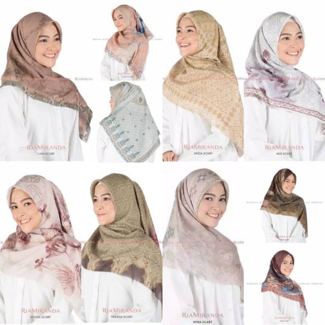 Dekade Scarf - New - Ria Miranda - Lian Husa Muhti Jinda Noi Ayuna Fransa Mina Ohzi Miswa