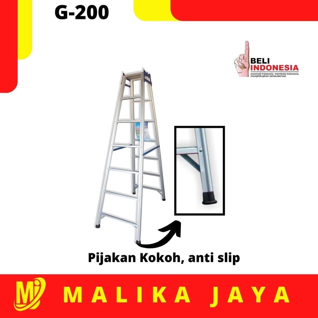 Tangga Lipat Aluminium Galaxy 2 Meter