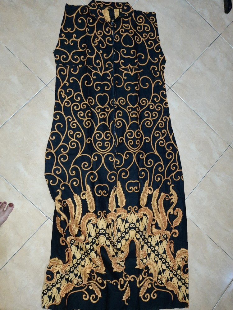 Cardigan Outer Batik Long Cardy Sogan Batik Genes Printing Dolby Dobby Doby Dolbi