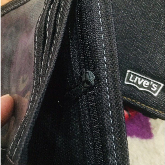 [AHLMN] Dompet lipat ptia bahan denim gratis dus murah meriah #dompet #dompetpria #dompetlipat