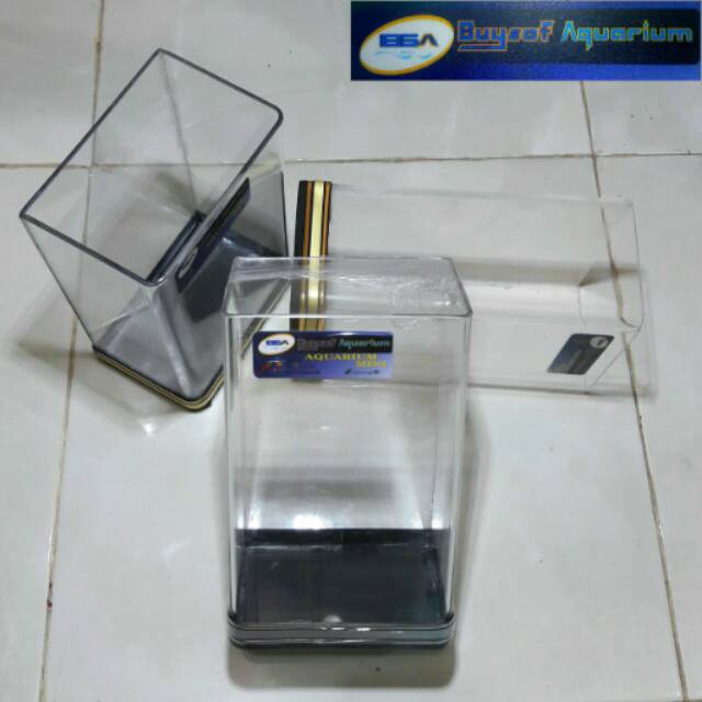 Aquarium mini 002 untuk ikan cupang / aquascape mini