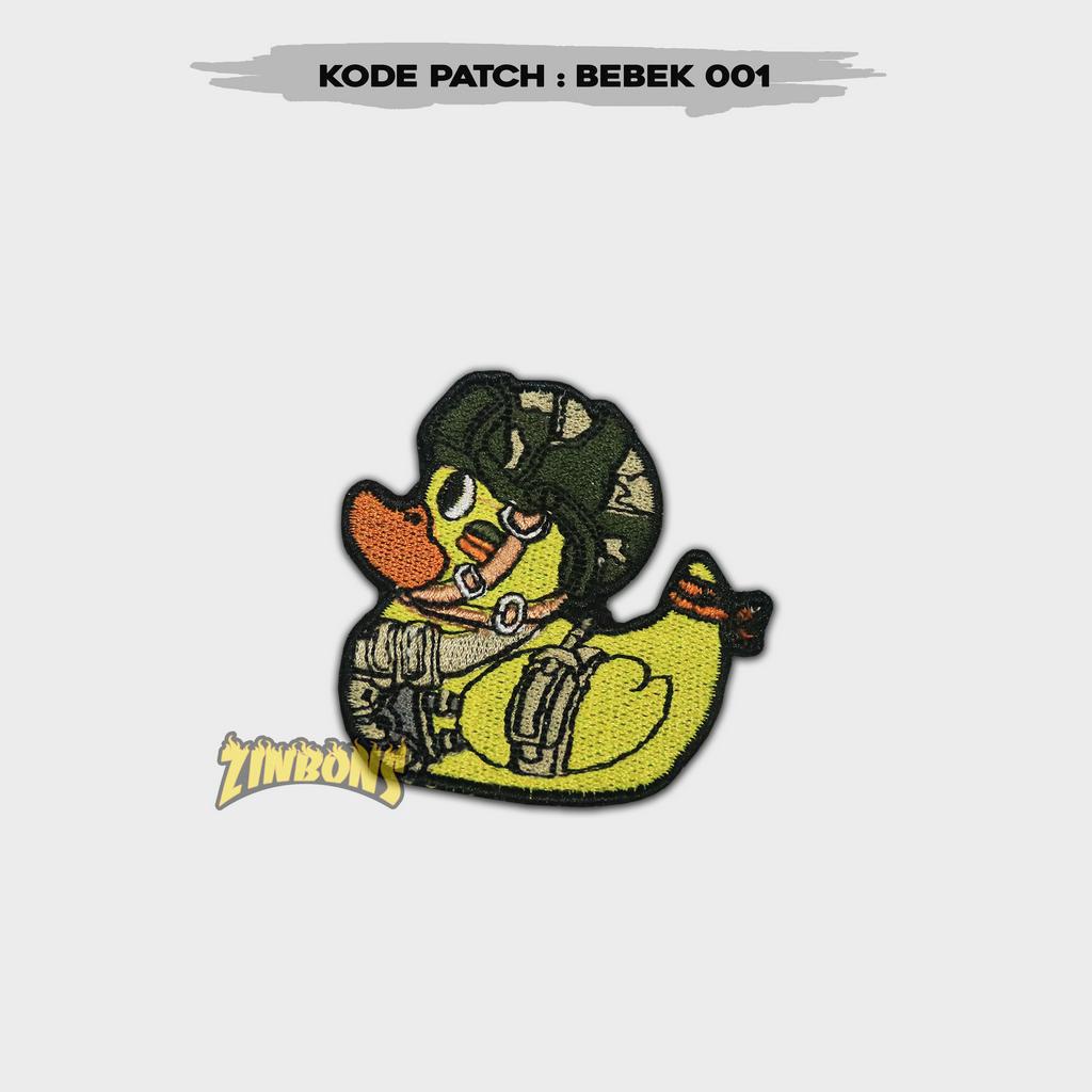 PREMIUM PATCH BORDIR BEBEK ARMY EMBLEM BORDIR