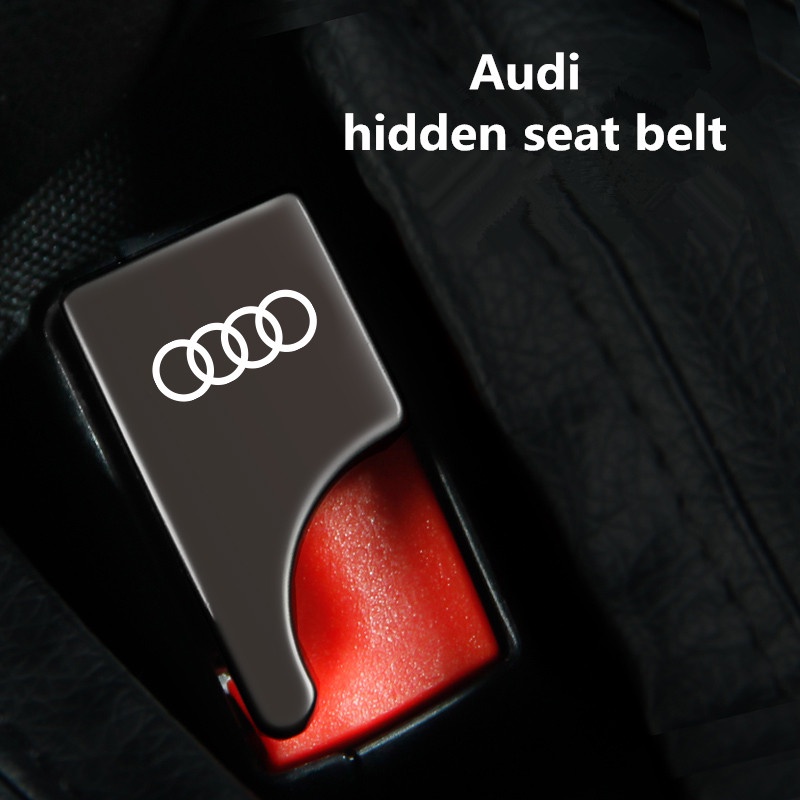 Klip Gesper Sabuk Pengaman Mobil Bahan Zinc alloy Untuk Audi