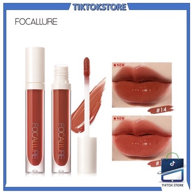 TIKTOK - FOCALLURE PLUMPMAX LIP GLOSS Shimmer Glossy Makeup - kosmetik FA153