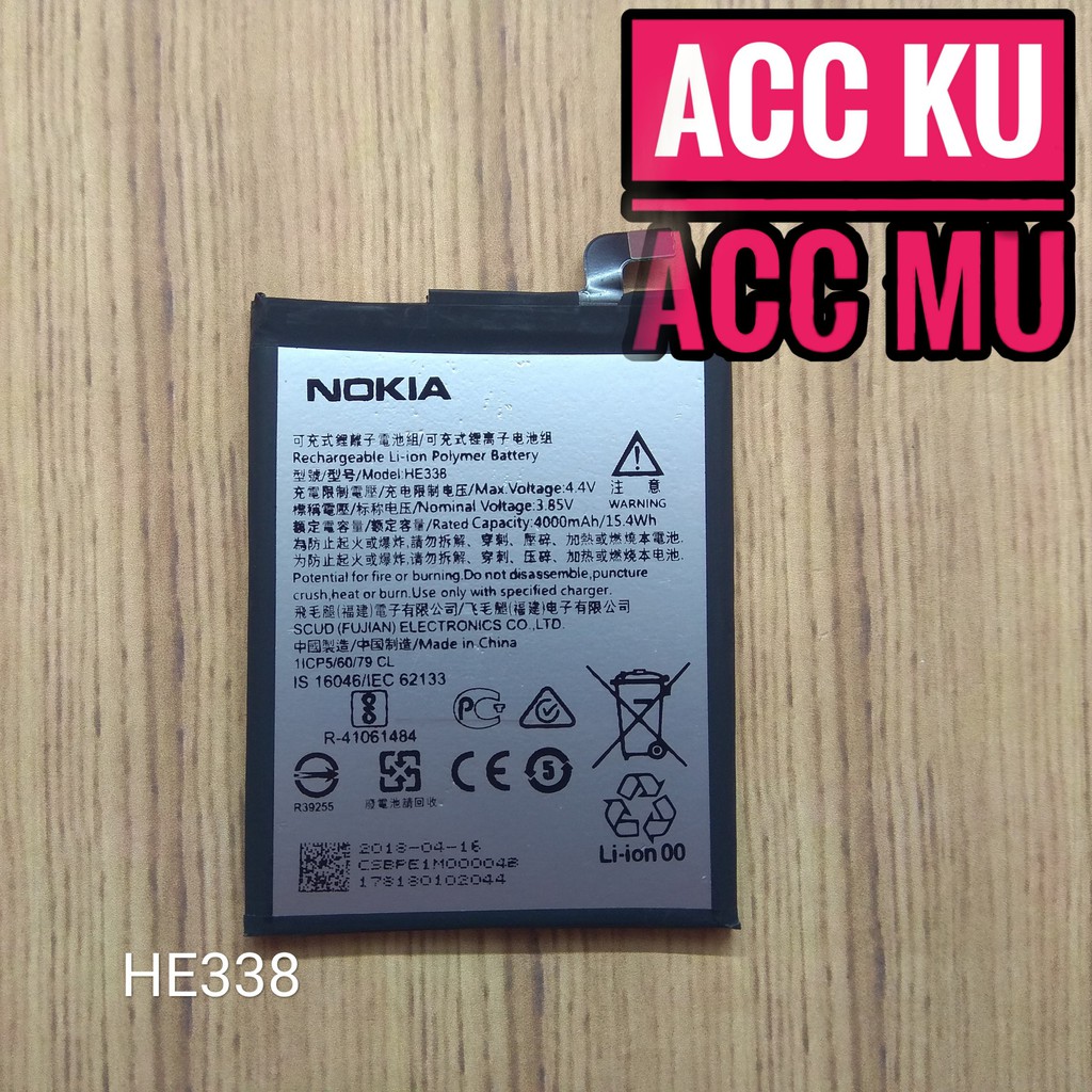 BATRE BATTERY BATERAI NOKIA 2 HE338 ORIGINAL