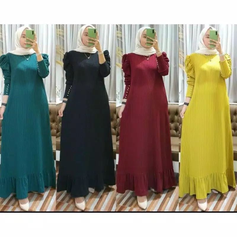 {TERMURAH//COD} GAMIS KAOS BAHAN TEBAL