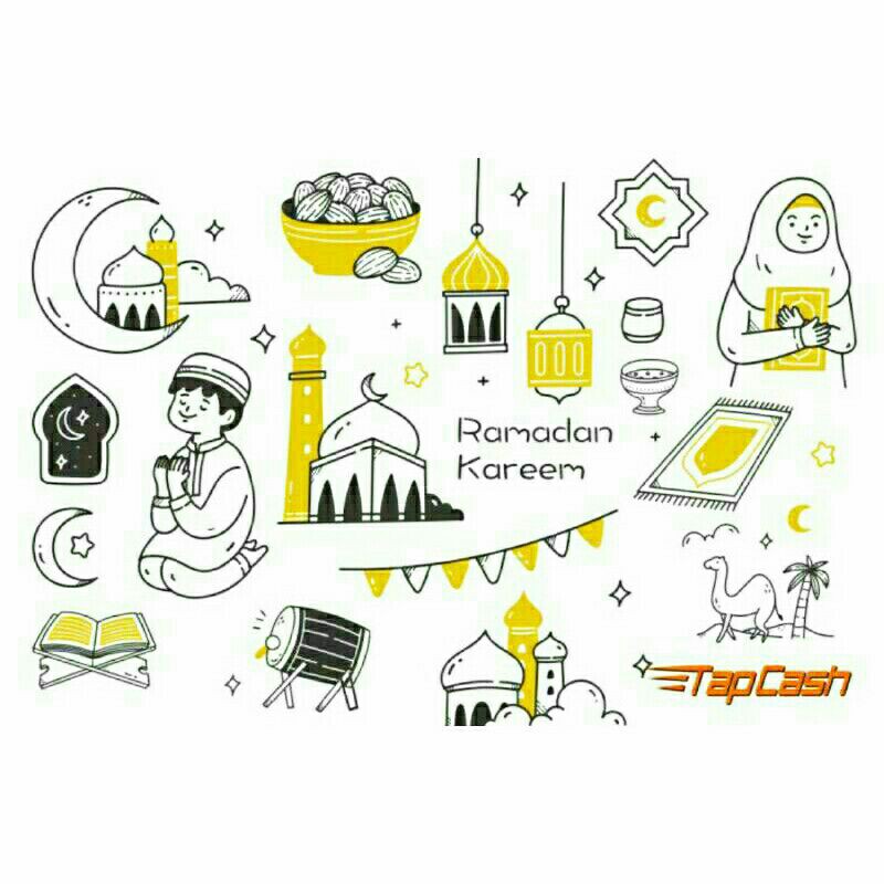 BNI Tapcash edisi Ramadhan (Putih) /Like eMONEY eTOLL Flazz or Brizzi