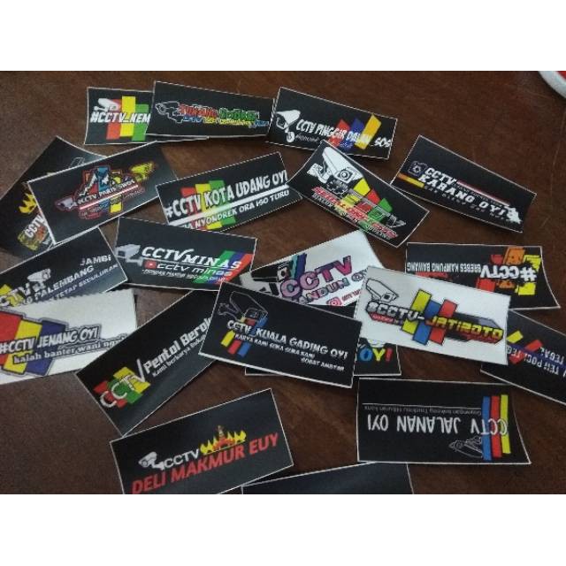 Termurah Stiker CCTV Truk Mania Stiker CCTV Truk