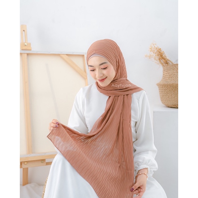 PASHMINA LOLLY PLISKET GELOMBANG