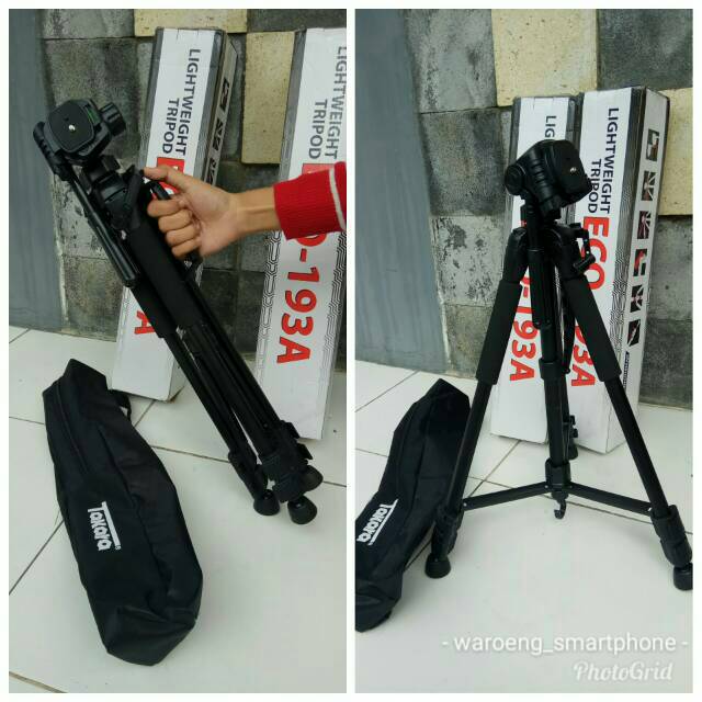 Tripod Takara ECO 193A Original Tripod Professional Tripod DSLR Tripod Mirrorless Bonus Tas Tripod