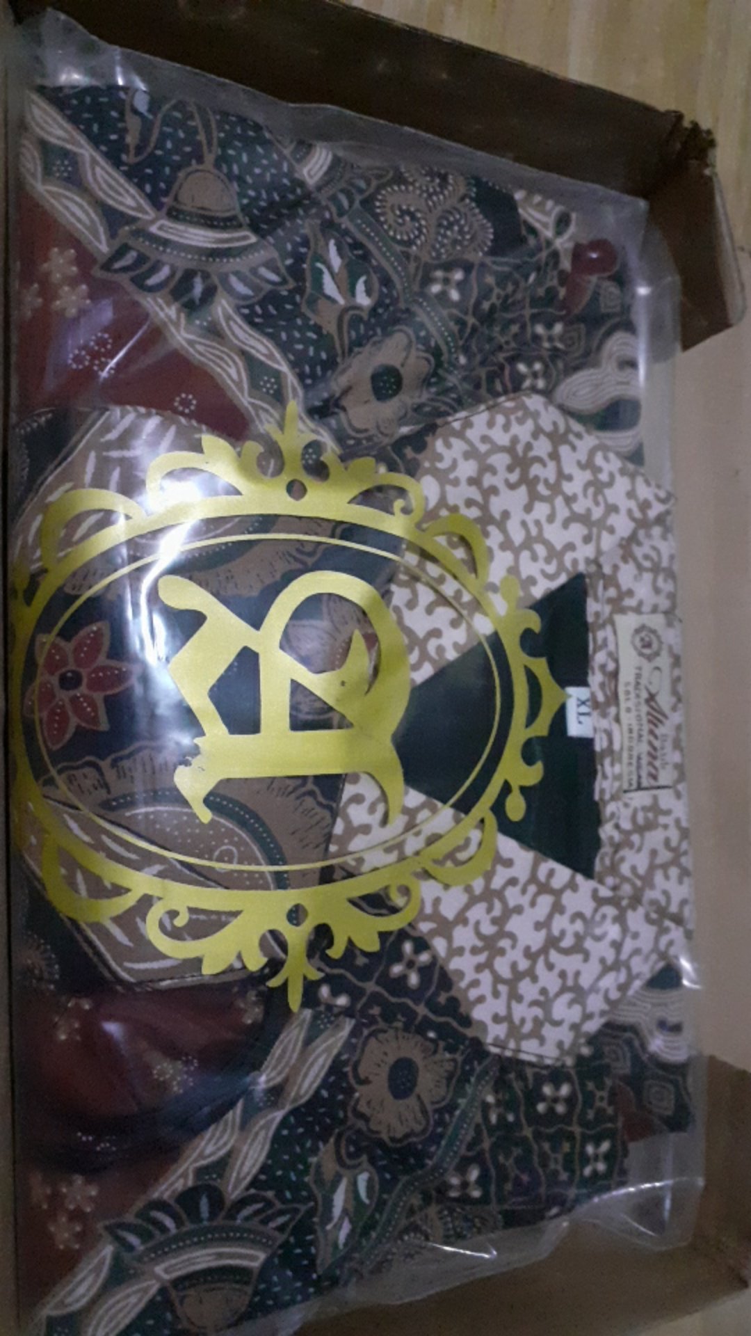 Batik Cowok Lengan Panjang Slimfit Terkini Batik Pria Lengan Panjang Produksi Batik Aluna Gba 008