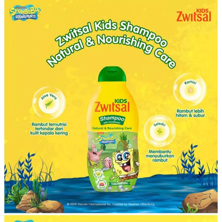 Zwitsal Kids Shampoo With Conditioner 180ml - Zwitsal Shampo &amp; Conditioner Anak