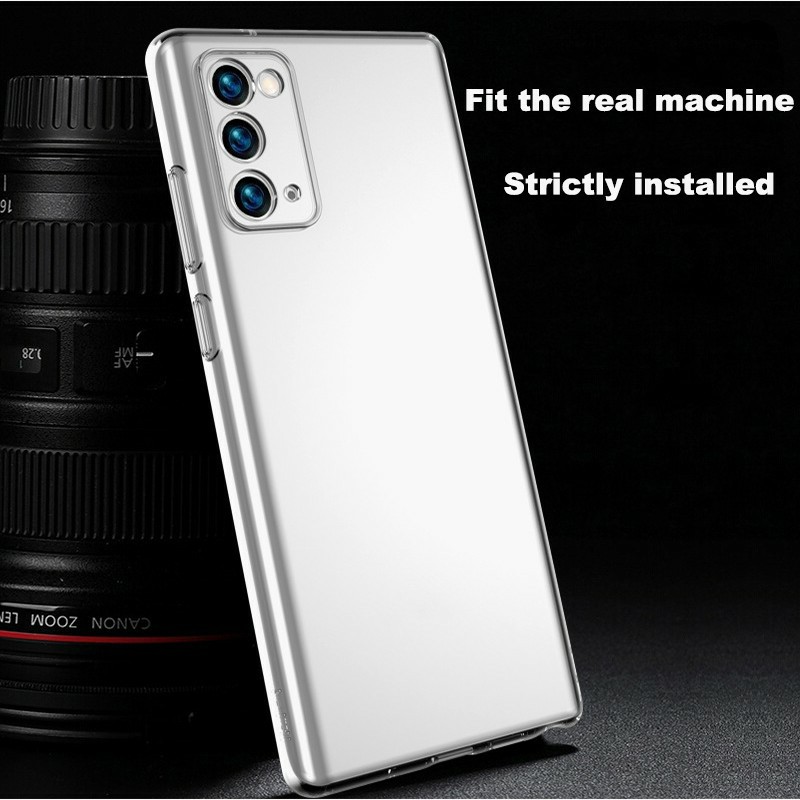 Silicone Samsung Note 20 ULTRA NOTE 20 case casing Cover Clear Camera kamera protection