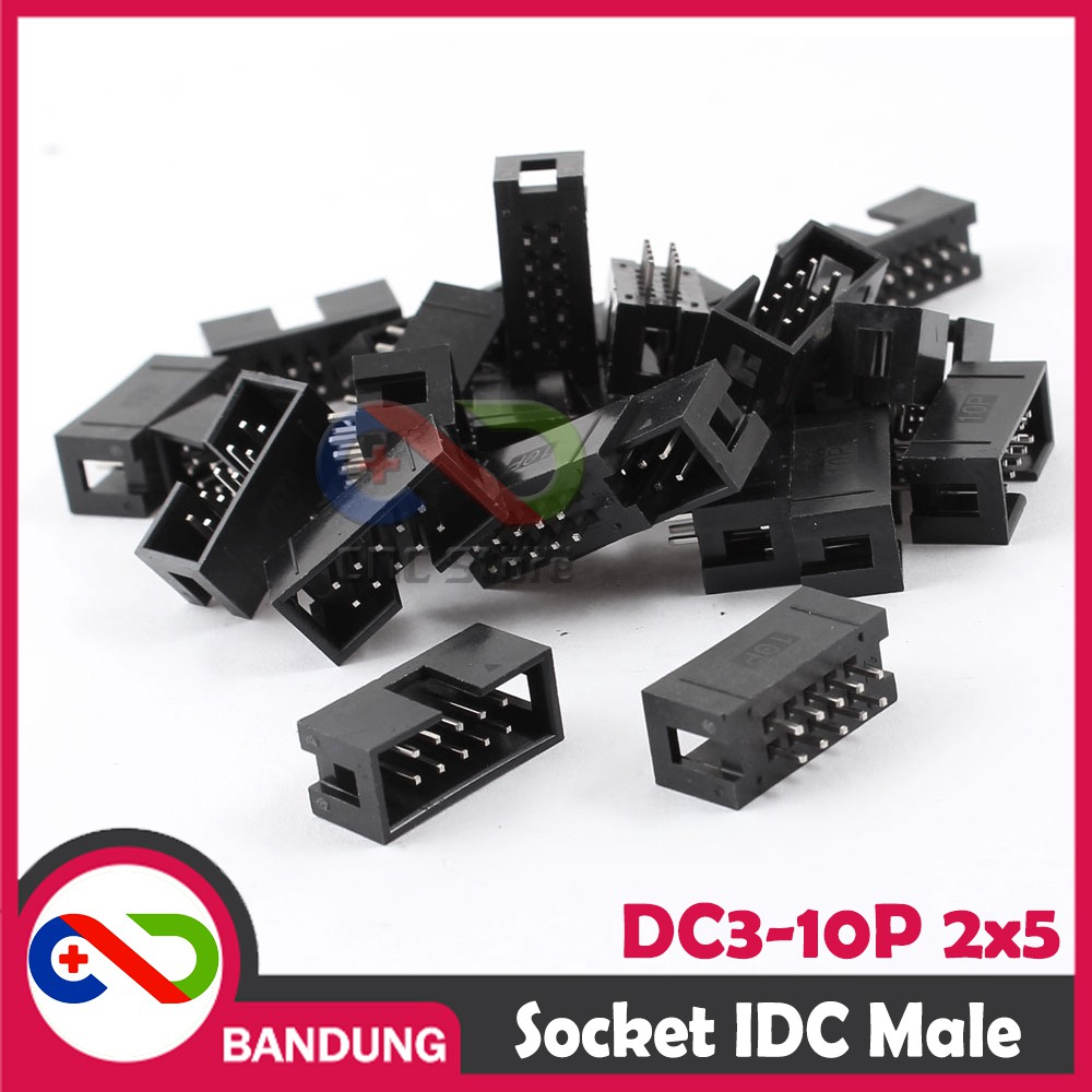 DC3-10P SOCKET SOKET PIN IDC 2x5 10PIN BOX HEADER MALE ISP JTAG