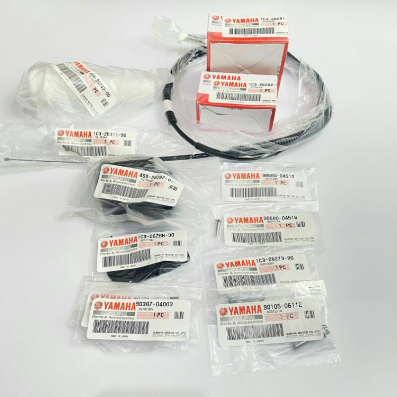 gas spontan yz 125 original japan tanpa grip