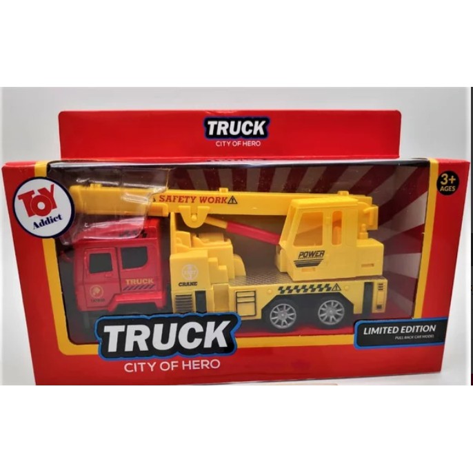 Mainan anak Toy Addict Crane Truck Miniatur Truck Derek Mainan anak Toy Addict Crane Truck Miniatur Truck Derek