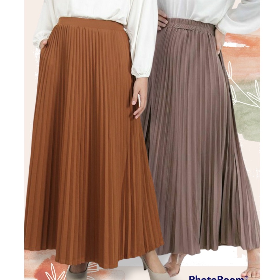 Rok plisket jumbo premium tebal PART 2