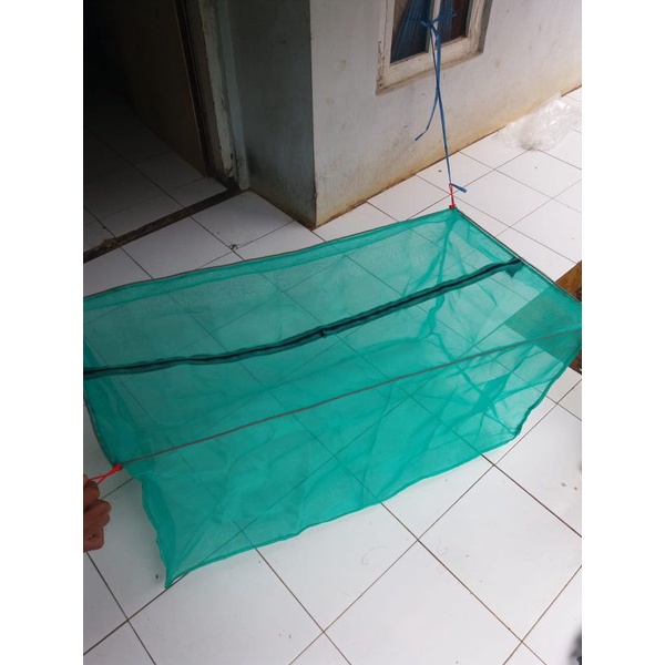 Keramba ikan kecil tutup resleting 15050 jaring apung siap pakai