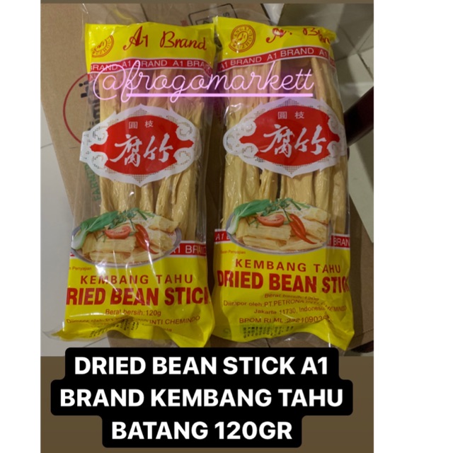 Dried Bean Stick A1 Brand Kembang Tahu Batang 120gr