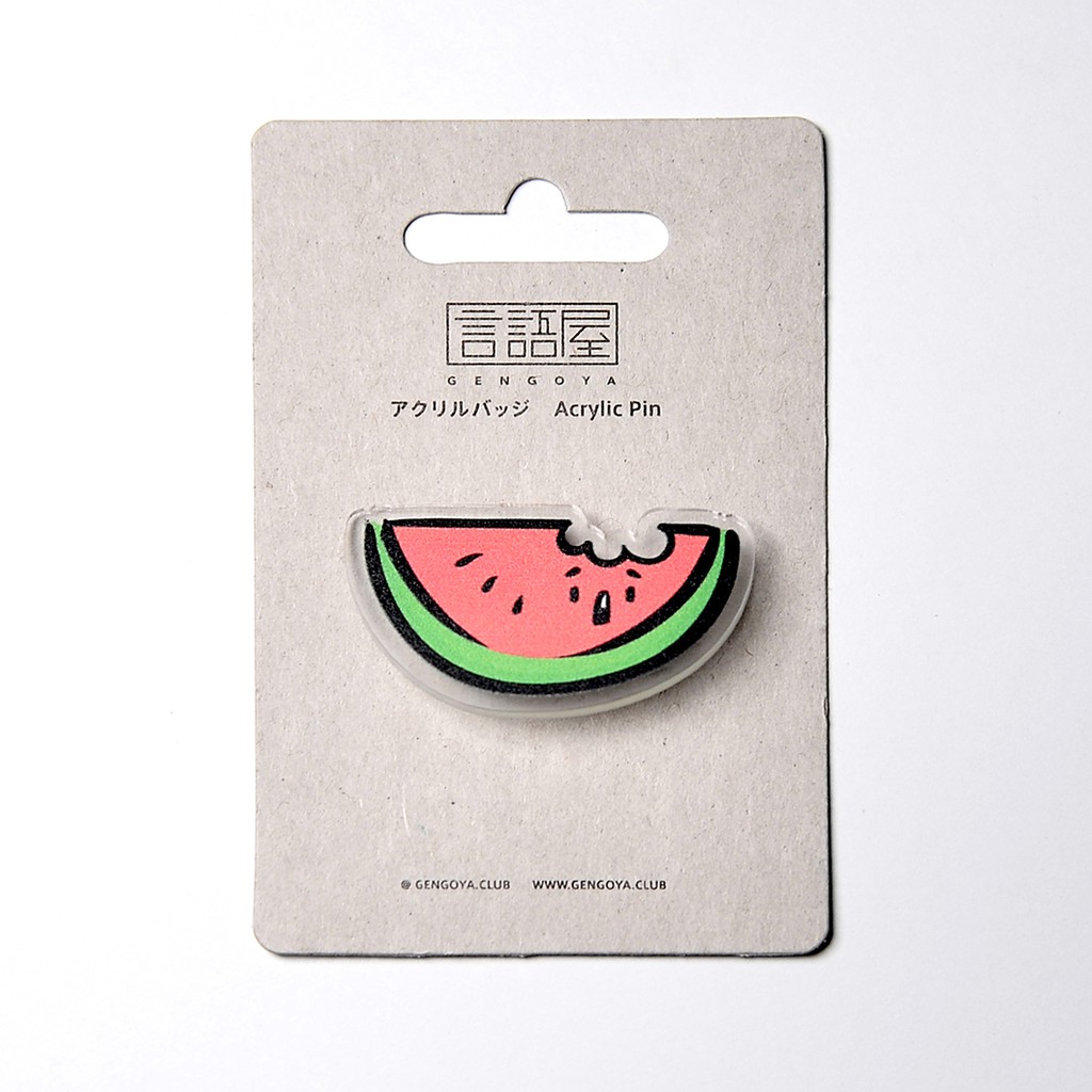

Acrylic Pin : Watermelon スイカ