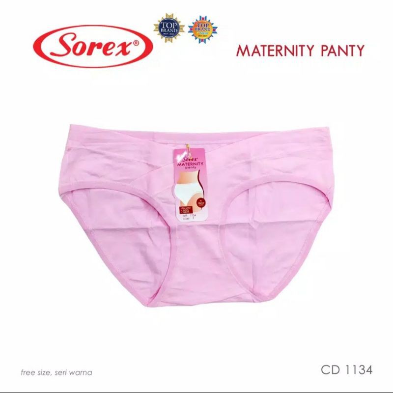 Sorex Celana Dalam Wanita Hamil Polos Maternity Panty Cutting Mini 1134