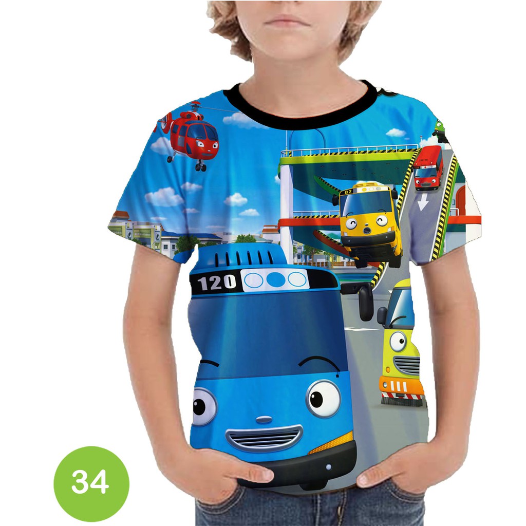 Baju Tayo the Little Bus Baju Anak Printing #34