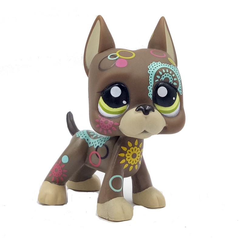 G00D QUALITY Real Langka Pet Shop LPS Mainan Berdiri Rambut Pendek Kucing Putih Pink 2291 Hitam 994