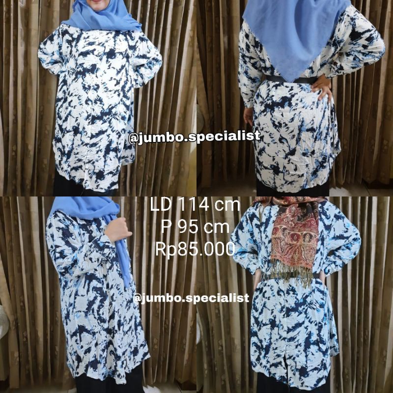 JUMBO TUNIK TIE DYE LD 115 110