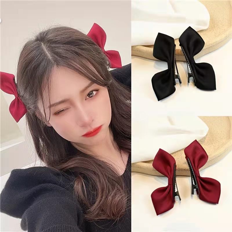 Jepit Rambut Pita Besar / Klip Big Bow Style Korea Impor / Fashion Wanita / Aksesoris Jepitan Hair Clip