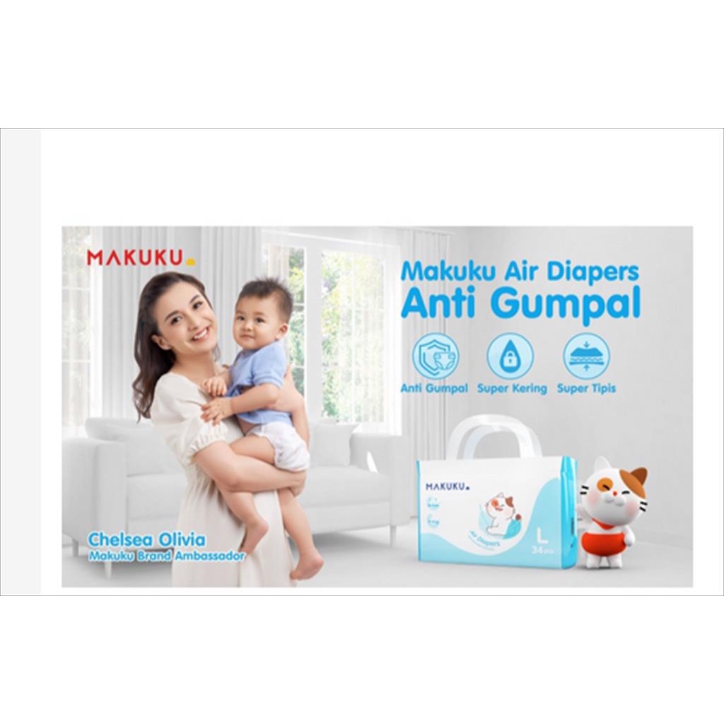 MAKUKU AIR DIAPERS PANTS XL32  L34 M32 XXL28