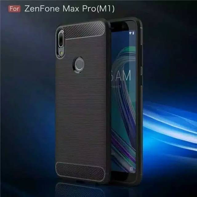 Softcase Zenfone Max Pro M1 - Case Ipaky Carbon Asus Zenfone Max Pro M1 ZB601KL - SC