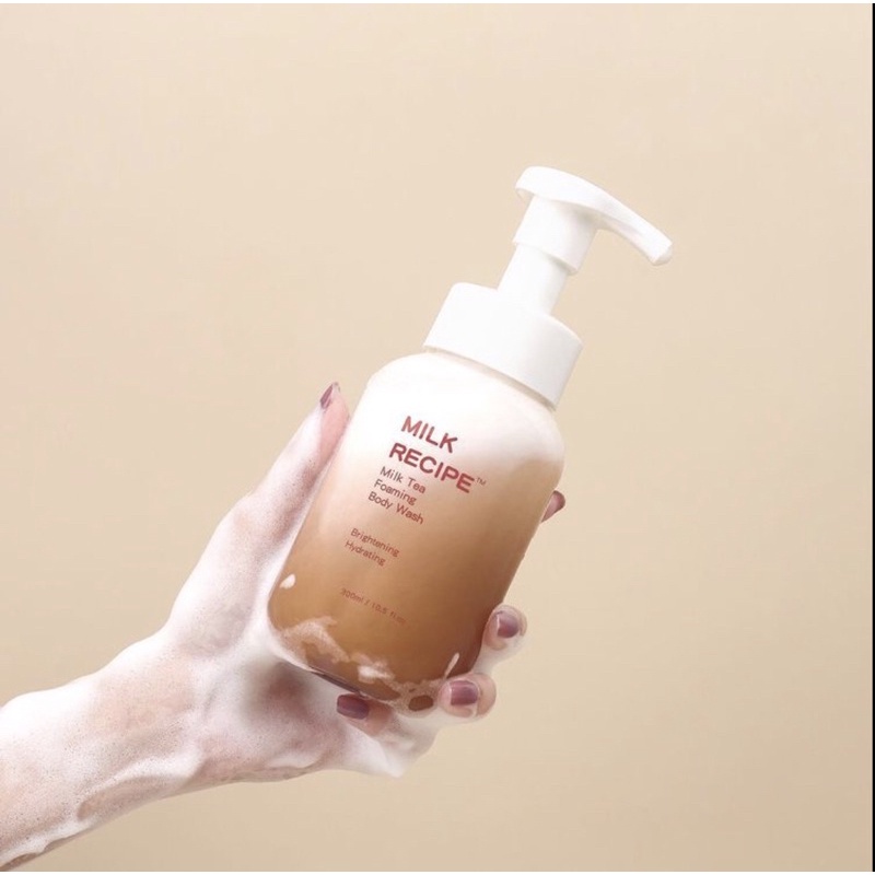 Milk Recipe Milk Tea Foaming Body Wash 300ml