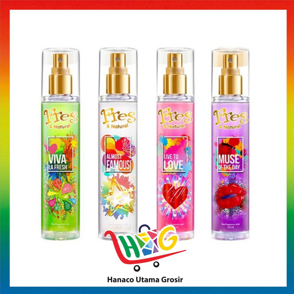 Fres &amp; Natural Spray Cologne - 100 ml