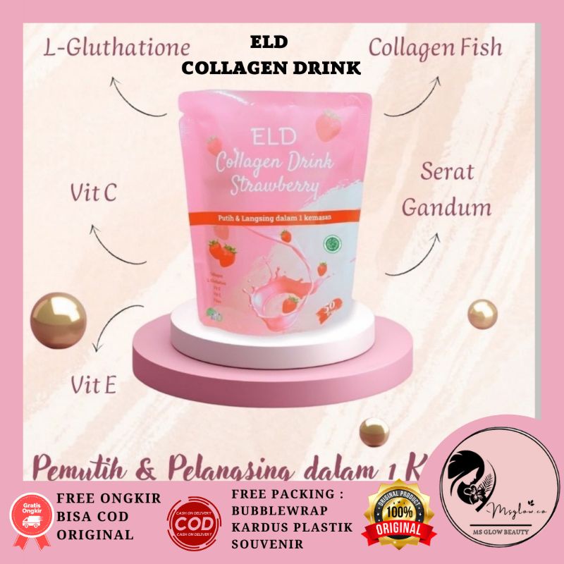 

ELD collagen drink ( pelangsing dan pencerah dalam 1 kemasan)