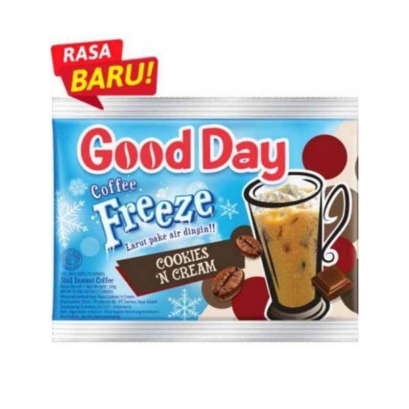 

Good Day Freeze COOKIES & CREAME Sachet 30 g