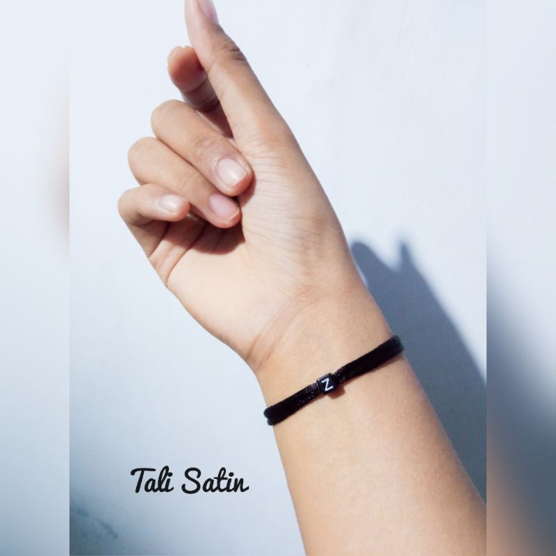 (PART N-Z) GELANG INISIAL / GELANG NAMA HURUF / GELANG COUPLE / GELANG VINTAGE DOUBLE SLIDE