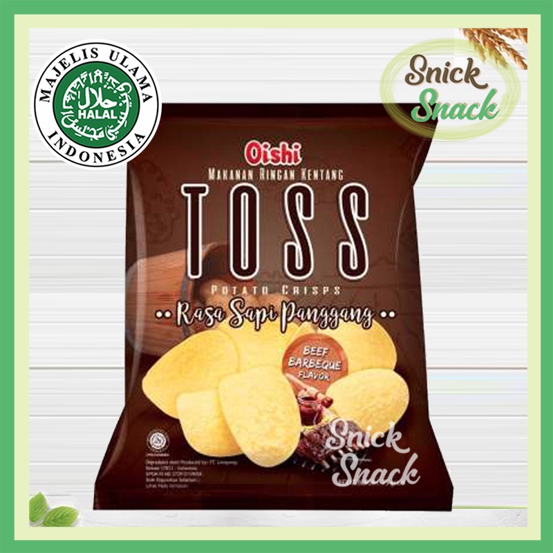 

Oishi Toss Keripik Kentang Rasa Sapi Panggang 75 gr