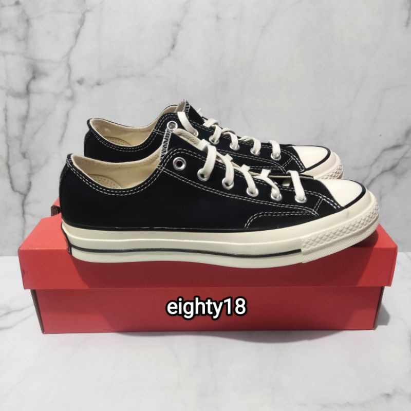 Converse CT Low 70S Black Egret Resmi PT.MAP