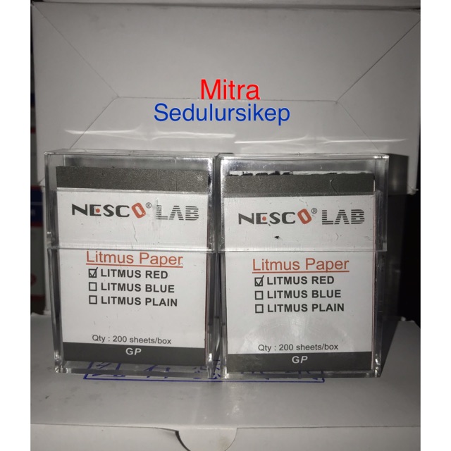 Kertas Lakmus Merah Nesco