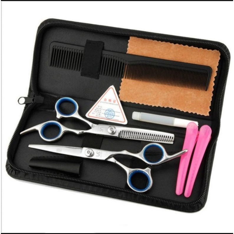 Pelaratan Gunting Rambut Profesional / Alat Set Gunting Rambut
