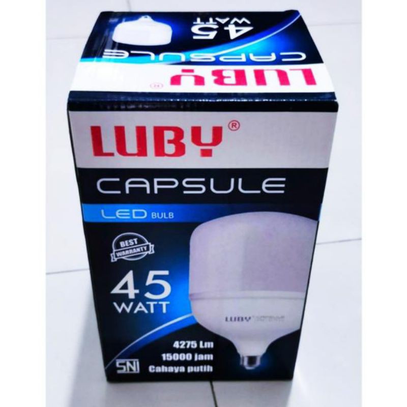 COD Lampu LED 45 Watt Capsule Merk Luby Cahaya Putih/Lampu Luby 45Watt